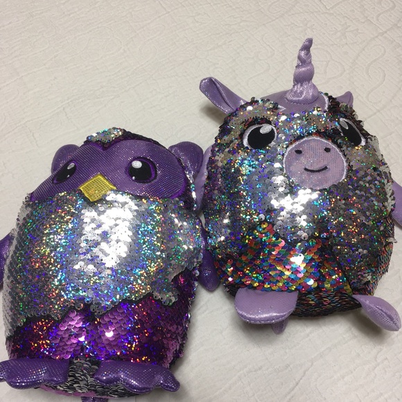 Shimmeez Unicorn & Owl Plush Pair - Picture 9 of 11